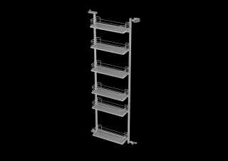 Kesseböhmer Tandem Side III tálca 600 mm ARENAplus classic-Silver/Grey VPE: 3 db #2