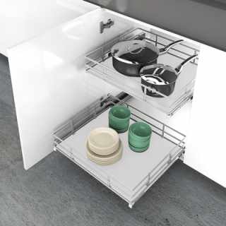 Hettich Naro 400 belső fiók, 900 mm, króm/fehér #2