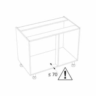 Hettich Orta 400 kihúzható sarokszekrény polckészlet, 500 mm, krómozott fehér #5