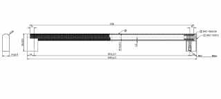 Grimme fogantyú, 348 x 14 / 320 mm, rozsdamentes acél / króm #5