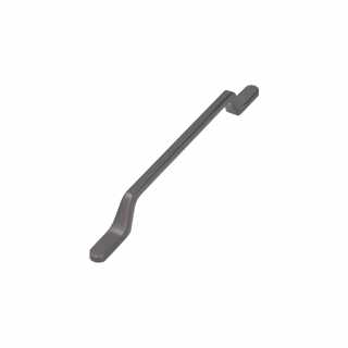 Grimme fogantyú, 258 x 12 / 192 mm, szatén szürke #2