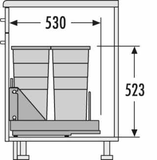 Hailo AS Bottom Mount 400 29/D/29/D #2