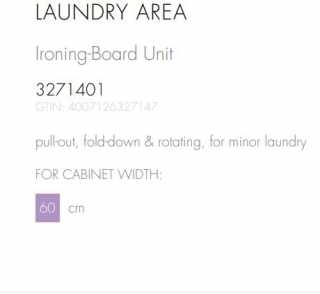 Hailo Laundry Area Ironing-Board Unit- Vasalódeszka-kihajtható #2