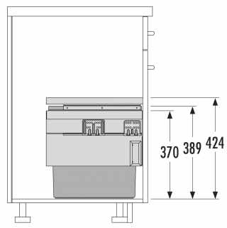 Hailo AS Cargo Synchro 450 18/18 Anthracite #2