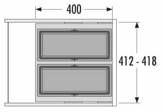 Hailo AS Cargo Synchro 450 18/18 Anthracite #3