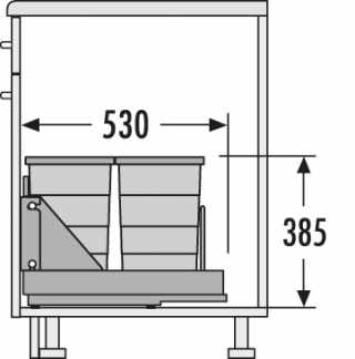 Hailo AS Bottom Mount 400 24/D/24/D #2