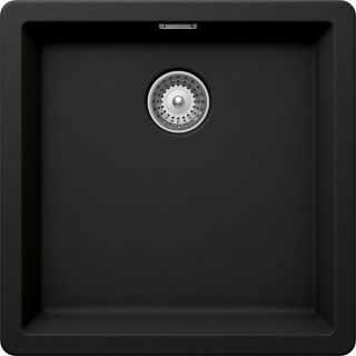 HKT,Albertina 400U Granit mosogatótálca 50cm-es szekrénybe, fekete #1