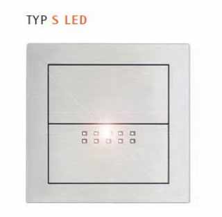 Form-orange, E-motion Standard S-es méretű egyszárnyas LED-es fogantyú alumínium kivitel #1
