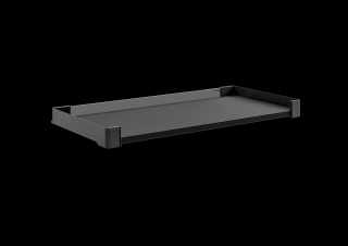 Kesseböhmer CONERO edzett szürke biztonsági üveg Comfort tálcához 72 H / Korpusz belső szélesség: 810-870 mm #2