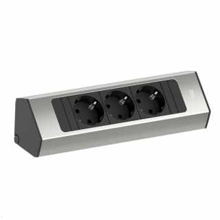 Bachmann CASIA2 Univerzális sarokdugalj 3x230V inox optika #4