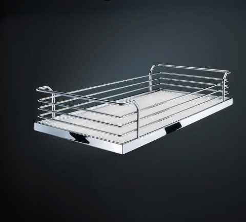 Kesseböhmer TANDEM solo ARENAplus Classic polc 500mm Chrome/Icewhite VPE:2