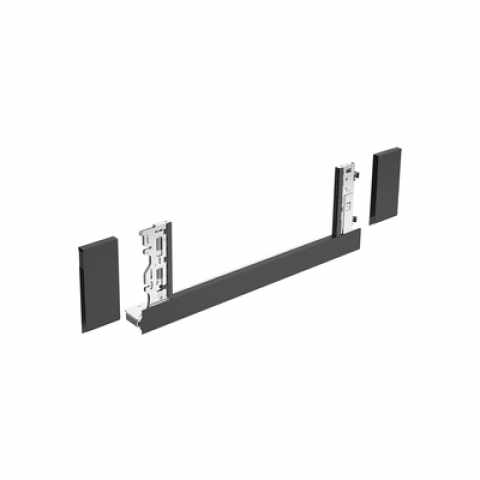 Hettich AvanTech YOU Inlay fiók oldallap 550 mm jobbos antracit magasság 187 mm (ipari kiszerelés)