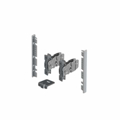 Hettich AvanTech YOU frontrögzítő belső előlaphoz,101 mm magas, szürke