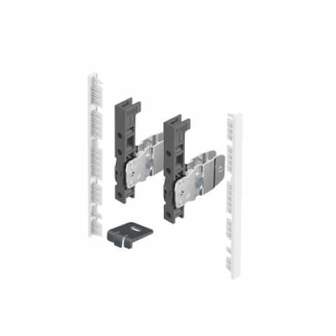 Hettich AvanTech YOU frontrögzítő belső előlaphoz,139 mm magas, fehér