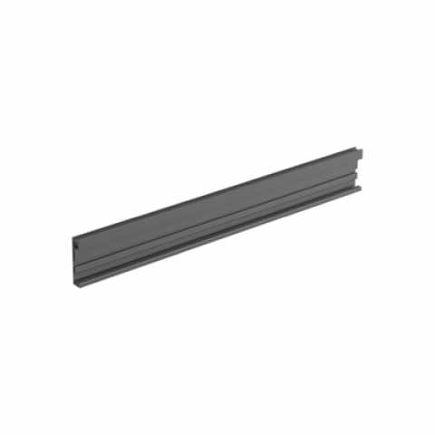 Hettich AvanTech YOU alumínium tartóprofil belső fiókhoz, 2000mm hosszú,187 mm magassághoz, antracit