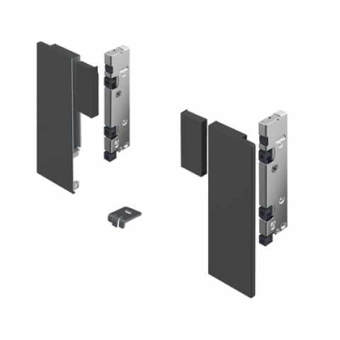 Hettich AvanTech YOU frontrögzítő Inlay belső fiók tartóprofil változathoz,187 mm magas, antracit