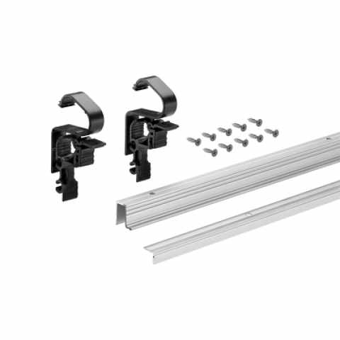 Hettich WingLine L Profilkészlet alsó vezetővel, 2400 mm