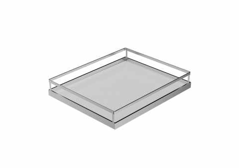 Kesseböhmer TANDEM solo ARENAplus Style polc 600mm Chrome/Icewhite VPE:2