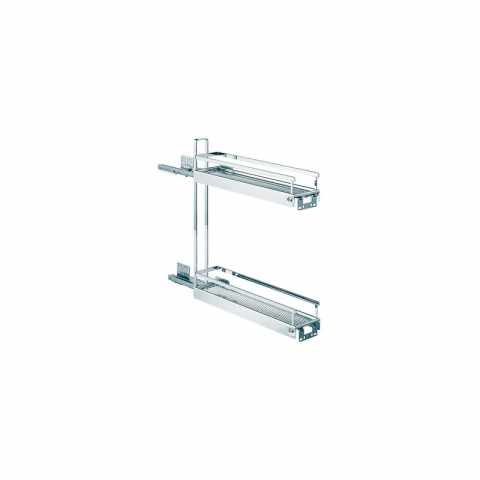 Kesseböhmer No.15 Style 3D állítási lehetőség 2 polcos Chrome