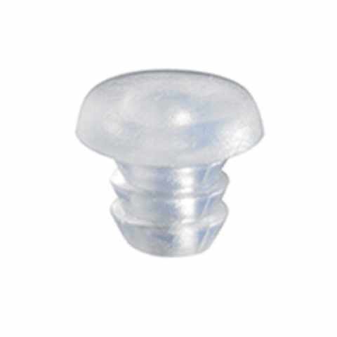 Hettich bepréselhető ajtó csillapító áttetsző műanyagból átmérő 5 mm