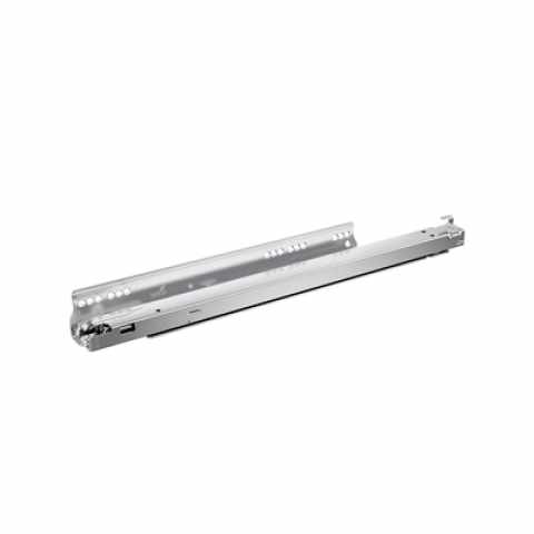 Hettich Actro YOU Teljes kihúzású sín beépített csillapítással, terhelhetőség 40kg-ig, 500 mm bal