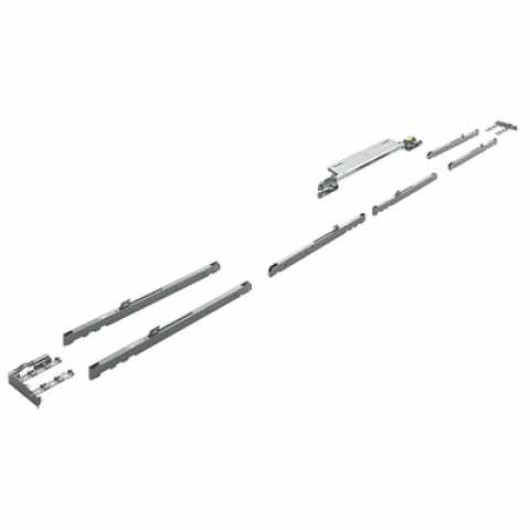 Hettich Topline XL tolóajtó rendszerhez Silent System csillapítás, 3 ajtós kivitel, 30-80 kg.