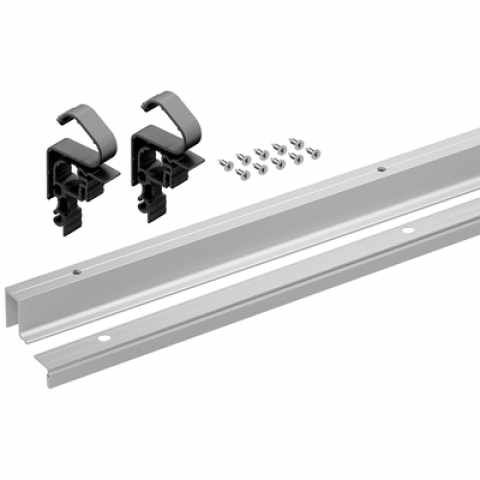 Hettich WingLine L Profilkészlet alsó vezetővel, 1200 mm, ezüst eloxált