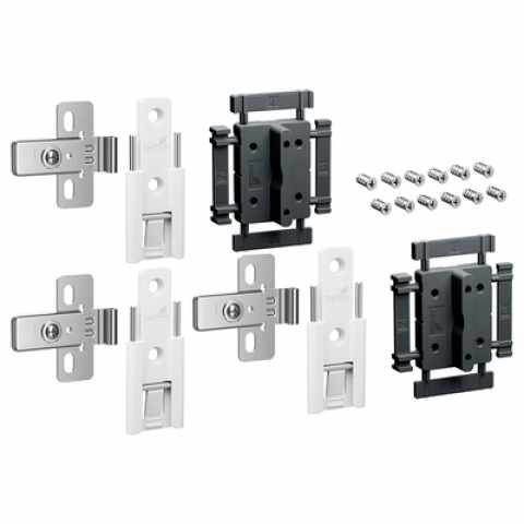 Hettich WingLine L gyorsszerelős köztes pánt készlet, (3db-os), állítható, fehér
