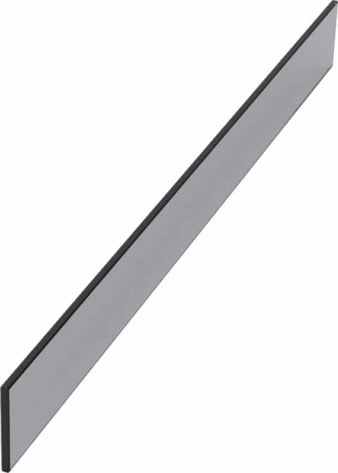 Kesseböhmer CONERO edzett szürke biztonsági üveg Comfort tálcához 72 H / Korpusz belső szélesség: 484-544 mm