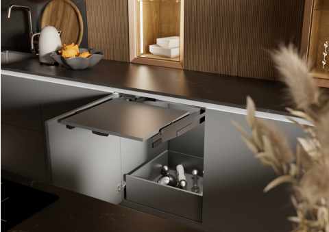 Kesseböhmer Chefs table 400- 600 mm antracit