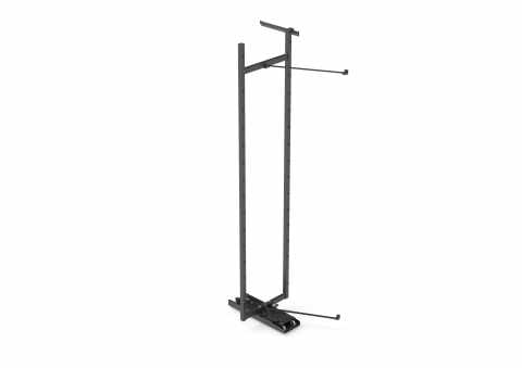 Kesseböhmer Tandem III belső keret mozgató szerelvénnyel 450/1700 mm antracit