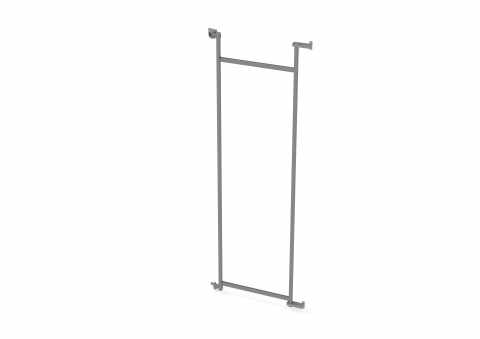 Kesseböhmer Tandem Side III keret 600/1700 mm silver