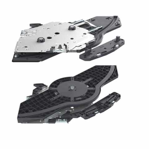 Hettich FurnSpin XL Push to open Silentel felül, bal