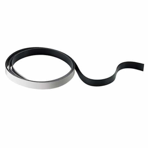 Hettich SlideLine M tolóajtó rendszer kiegészítő eleme, öntapadó dekorációs szalag, fekete 18/4000 mm