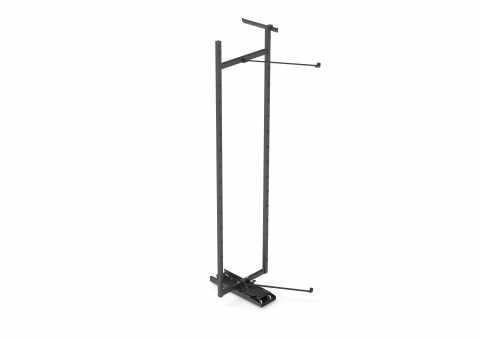 Kesseböhmer Tandem III belső keret mozgató szerelvénnyel 500/1700 mm antracit