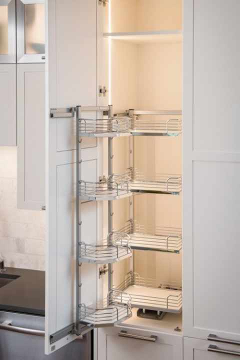 Kesseböhmer TANDEM komplett szett 600/800mm ARENAplus classic króm/ Icewhite