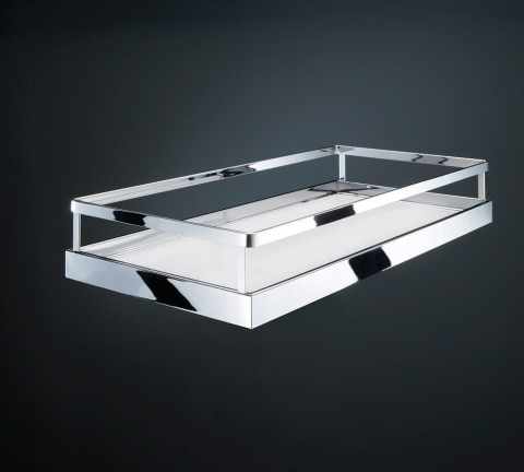 Kesseböhmer Comfort II. tálca (350 mm elembe) ARENAplus style 260x470x88 mm Chrome/Icewhite