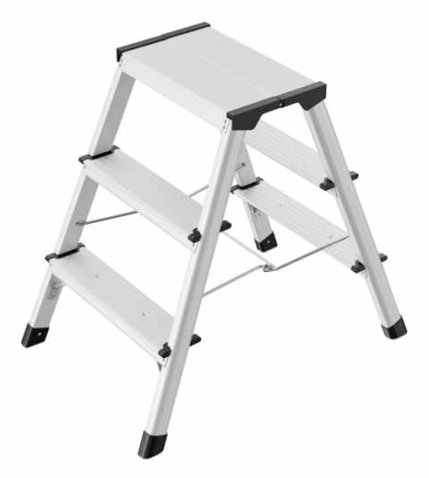 Hailo D60 StandardLine összecsukható alumínium létra 3 lépcsős